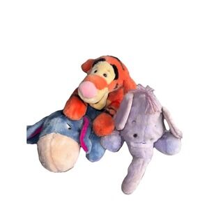 Disney Store Winnie the Pooh Plush Lot Tigger Eeyore Piglet Stuffed Animals